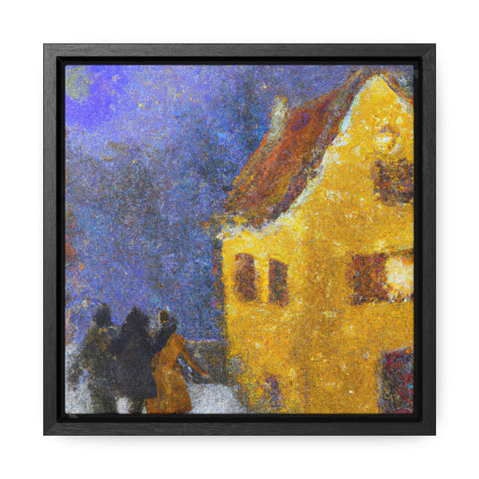 Christmas Caroling Canvas Wall Art - Bartholomew Winterman - Christmas Wall Decor