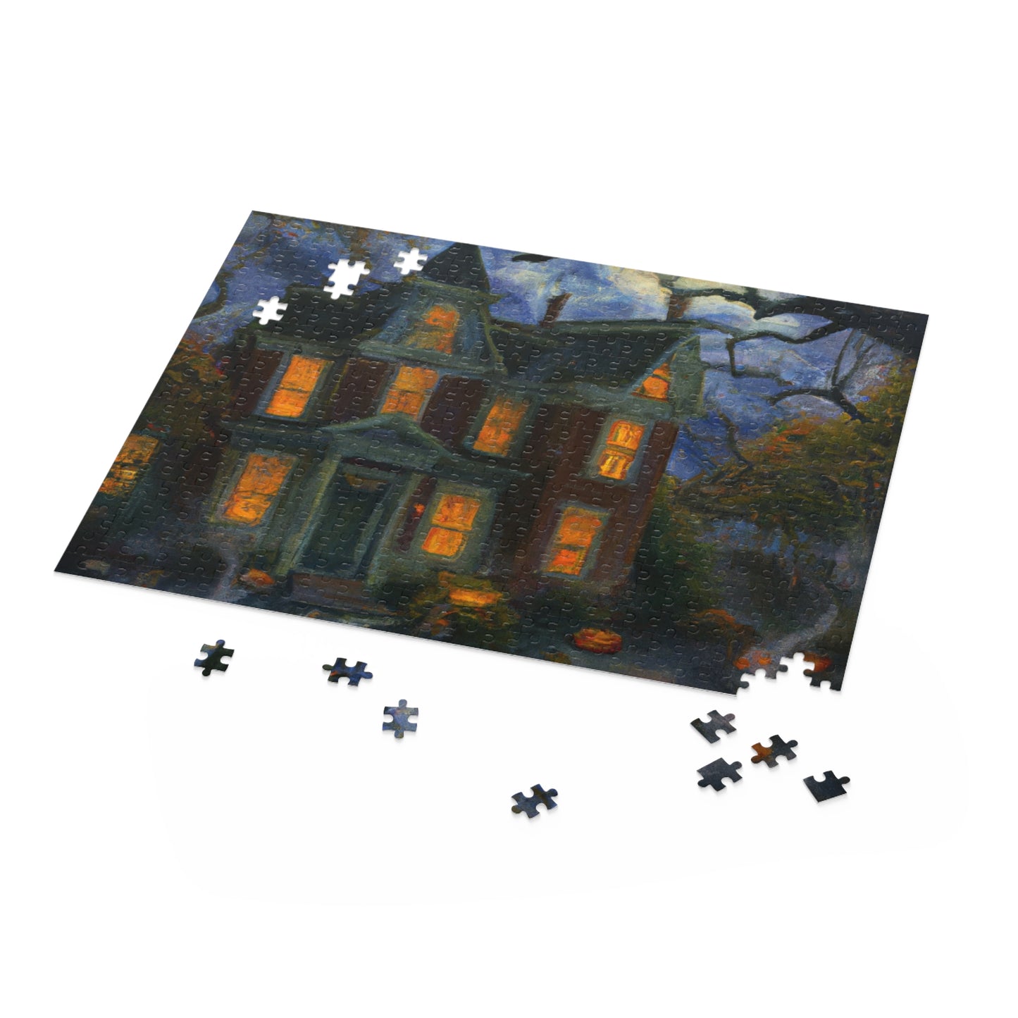 The Haunted Mansion - JigSaw Puzzle 500 Piece: Emmeline Nightshade - Halloween Gift | Spooky Scenes