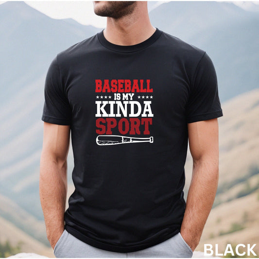 Baseball Is My Kinda Sport Shirt, funny baseball coach shirt, funny baseball player gift, funny baseball shirt, baseball life gift, sarcasm