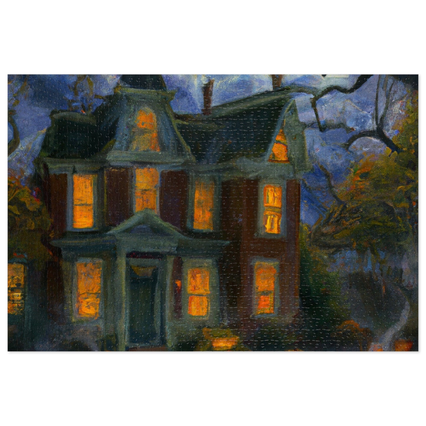 The Haunted Mansion - JigSaw Puzzle 1000 Piece: Emmeline Nightshade - Halloween Gift | Spooky Scenes