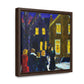 Christmas Carolers - Canvas Wall Art: Winifred Dickens - Christmas Wall Decor, Framed Wall Art Print