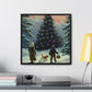 The Christmas Tree Hunt - Canvas Wall Art: Inez Clementina De Merrywinter - Christmas Wall Decor, Framed Wall Art Print