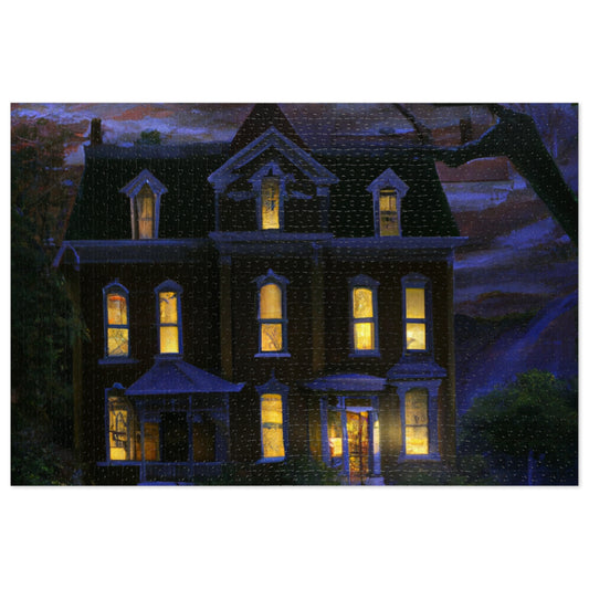 The Haunted Mansion - JigSaw Puzzle 1000 Piece: Arthur Hauntwell - Halloween Gift | Spooky Scenes