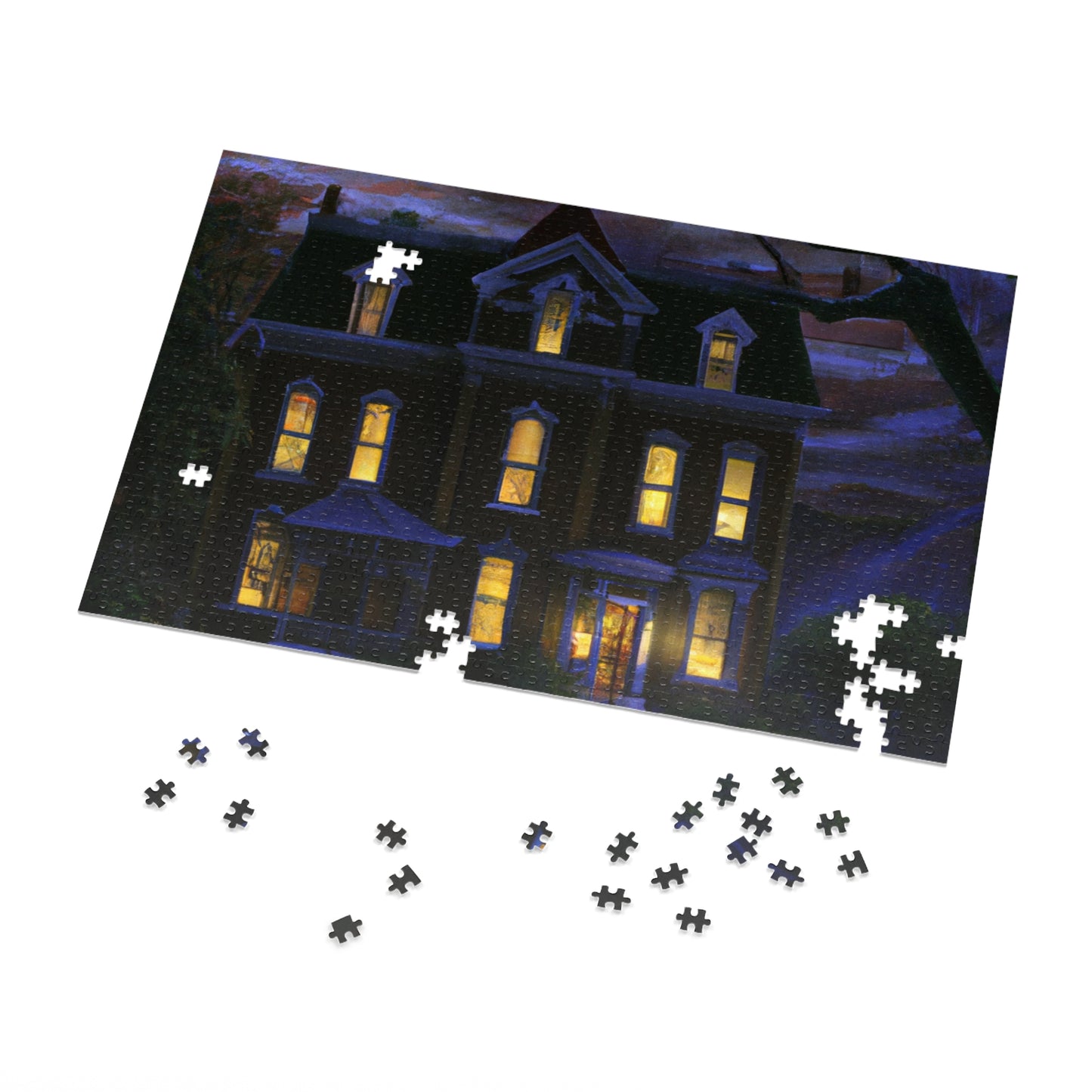 The Haunted Mansion - JigSaw Puzzle 1000 Piece: Arthur Hauntwell - Halloween Gift | Spooky Scenes