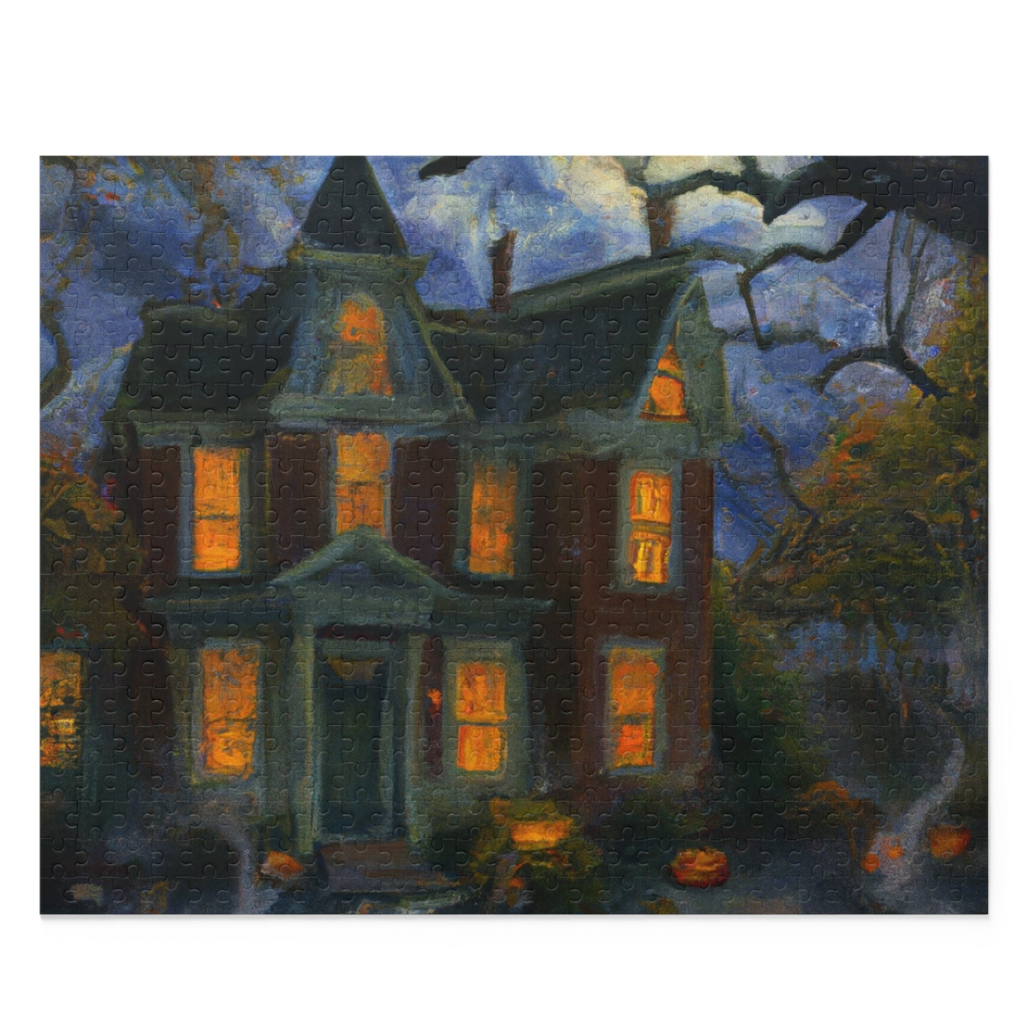 The Haunted Mansion  - JigSaw Puzzle 500 Piece: Emmeline Nightshade - Halloween Gift | Spooky Scenes