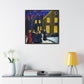 Christmas Carolers - Canvas Wall Art: Winifred Dickens - Christmas Wall Decor, Framed Wall Art Print