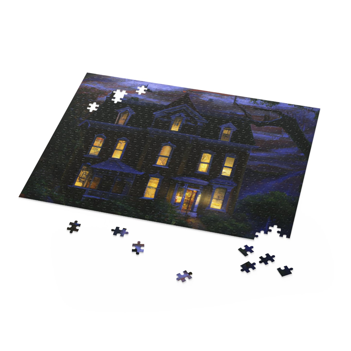 The Haunted Mansion  - JigSaw Puzzle 500 Piece: Arthur Hauntwell - Halloween Gift | Spooky Scenes