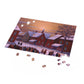 Vintage Christmas Village - JigSaw Puzzle 500 Piece: Ernestina Clausen - Christmas Gift | Holiday Scenes