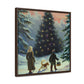 The Christmas Tree Hunt - Canvas Wall Art: Inez Clementina De Merrywinter - Christmas Wall Decor, Framed Wall Art Print