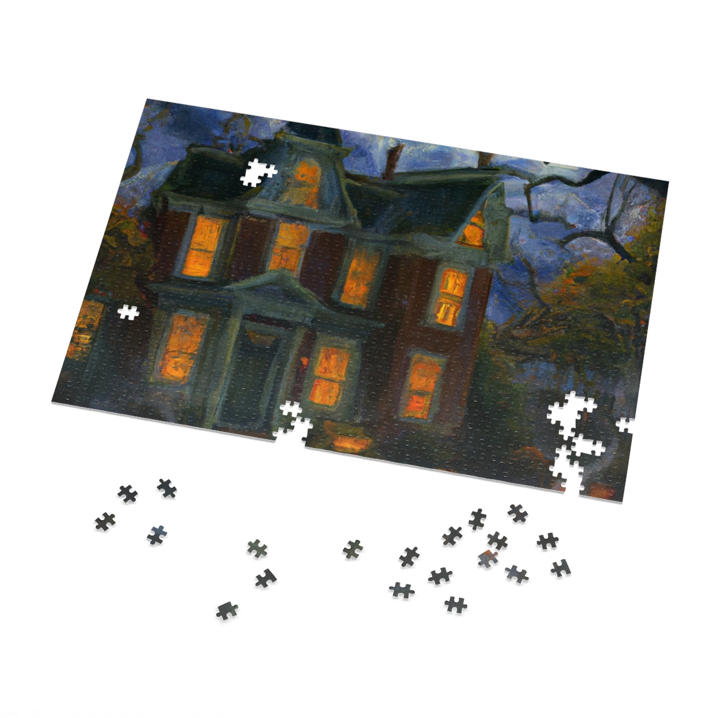 The Haunted Mansion - JigSaw Puzzle 1000 Piece: Emmeline Nightshade - Halloween Gift | Spooky Scenes
