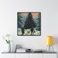 The Christmas Tree Hunt - Canvas Wall Art: Inez Clementina De Merrywinter - Christmas Wall Decor, Framed Wall Art Print
