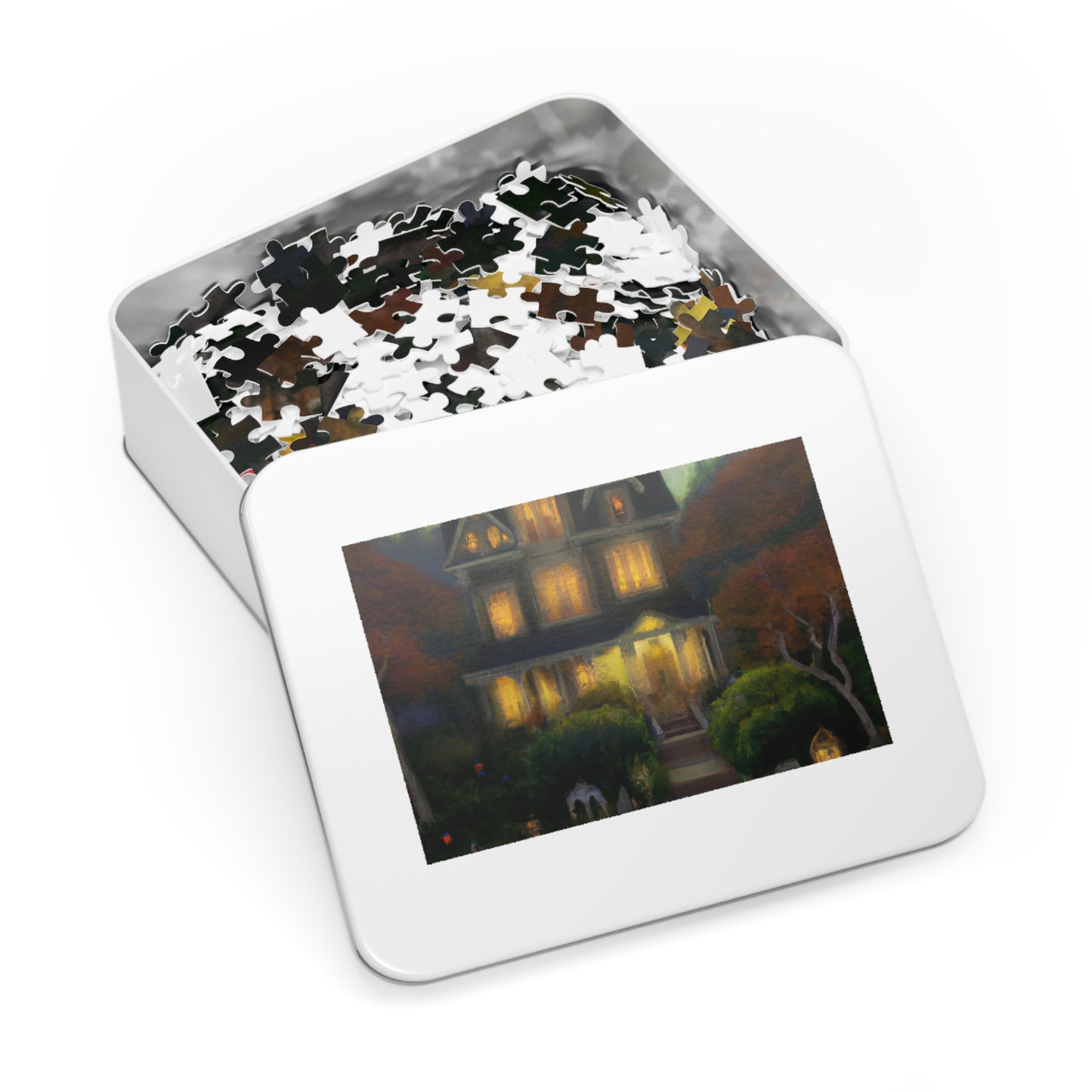 The Haunted Mansion - JigSaw Puzzle 1000 Piece: Emily Spectral - Halloween Gift | Spooky Scenes