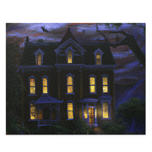 The Haunted Mansion  - JigSaw Puzzle 500 Piece: Arthur Hauntwell - Halloween Gift | Spooky Scenes