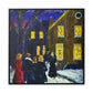 Christmas Carolers - Canvas Wall Art: Winifred Dickens - Christmas Wall Decor, Framed Wall Art Print