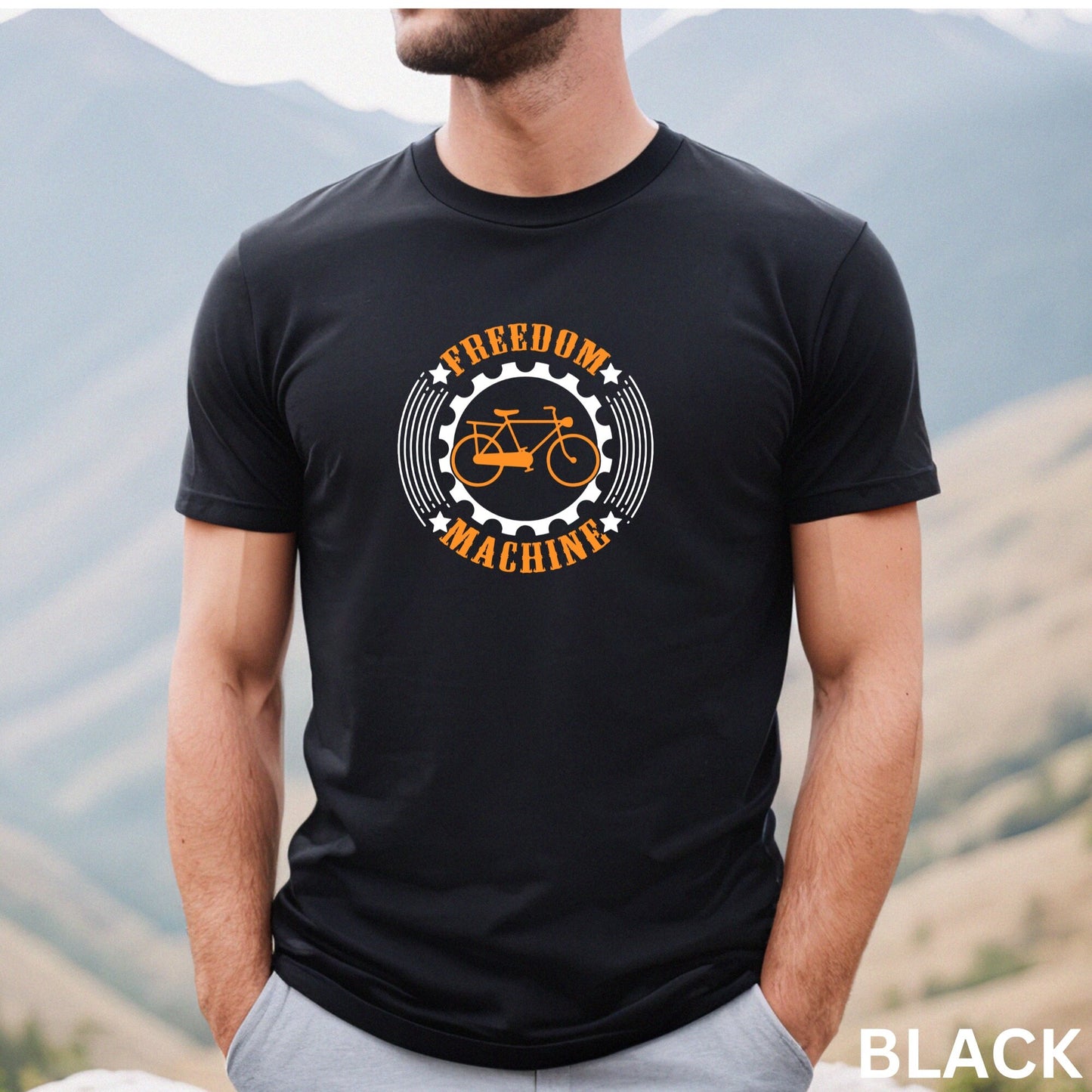 Freedom Machine Bicycle Shirt, Cyclist Unisex Shirt, Mountain Bike Injury Tee, Bike Lover Tshirt, Cool Bicycle Shirt, Biking Crew Tshirts