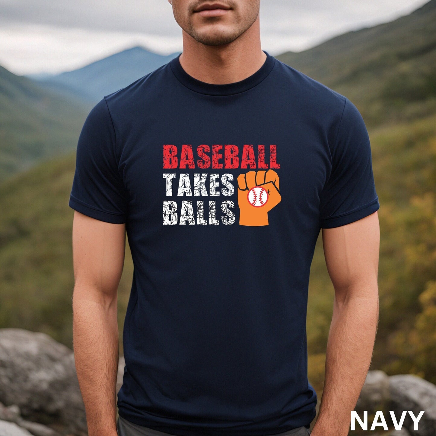 Baseball T-Shirt, Baseball Game Tee, Baseball Player Gift, Baseball Season Shirt, Baseball Tee Gifts, Softball Shirt,Baseball Takes Balls