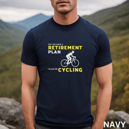 Retirement Cycling Shirt, Bike Shirt, Cycling T-shirt for Men, Cycling Dad Gift, Cycling Grandpa Cyclist Father's Day Shirt