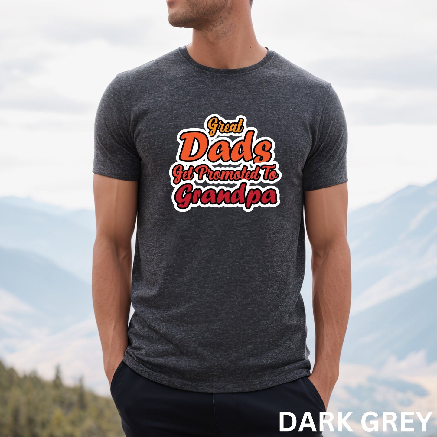 Great Dads Got Promoted to Grandpa Shirt, Grandma Shirt, Pregnancy Reveal, Baby Announcement, Grandma To Be, Grandparents to be