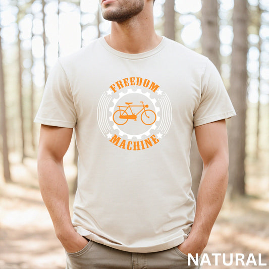 Freedom Machine Bicycle Shirt, Cyclist Unisex Shirt, Mountain Bike Injury Tee, Bike Lover Tshirt, Cool Bicycle Shirt, Biking Crew Tshirts