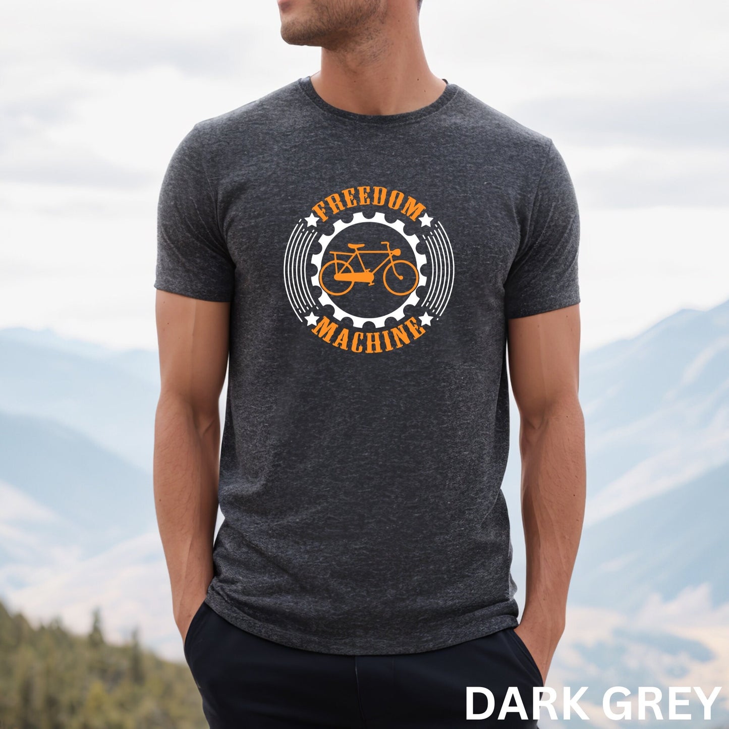 Freedom Machine Bicycle Shirt, Cyclist Unisex Shirt, Mountain Bike Injury Tee, Bike Lover Tshirt, Cool Bicycle Shirt, Biking Crew Tshirts