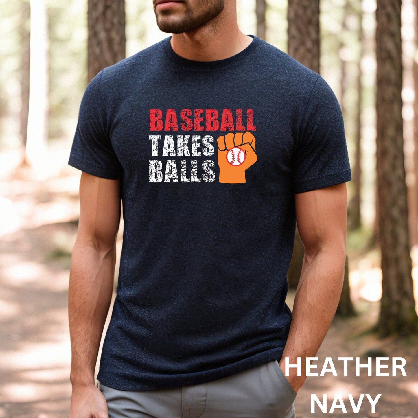 Baseball T-Shirt, Baseball Game Tee, Baseball Player Gift, Baseball Season Shirt, Baseball Tee Gifts, Softball Shirt,Baseball Takes Balls
