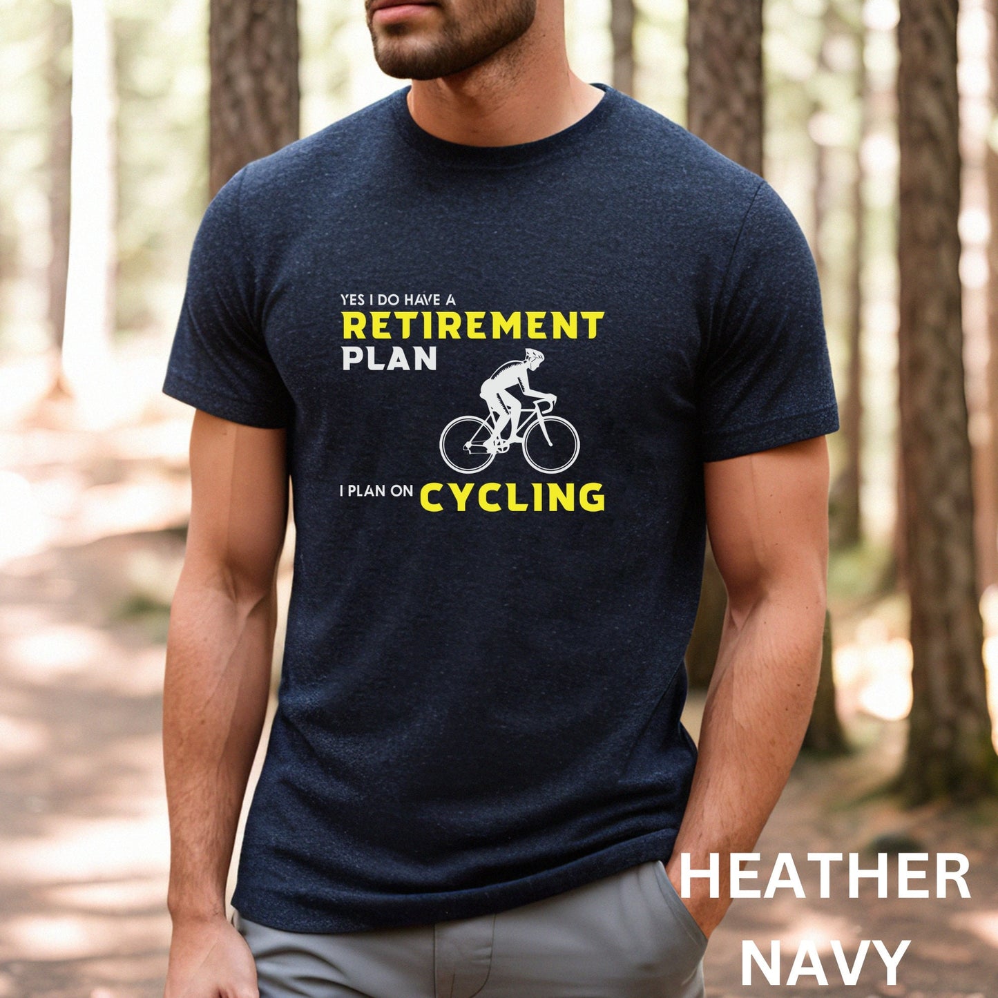 Retirement Cycling Shirt, Bike Shirt, Cycling T-shirt for Men, Cycling Dad Gift, Cycling Grandpa Cyclist Father's Day Shirt
