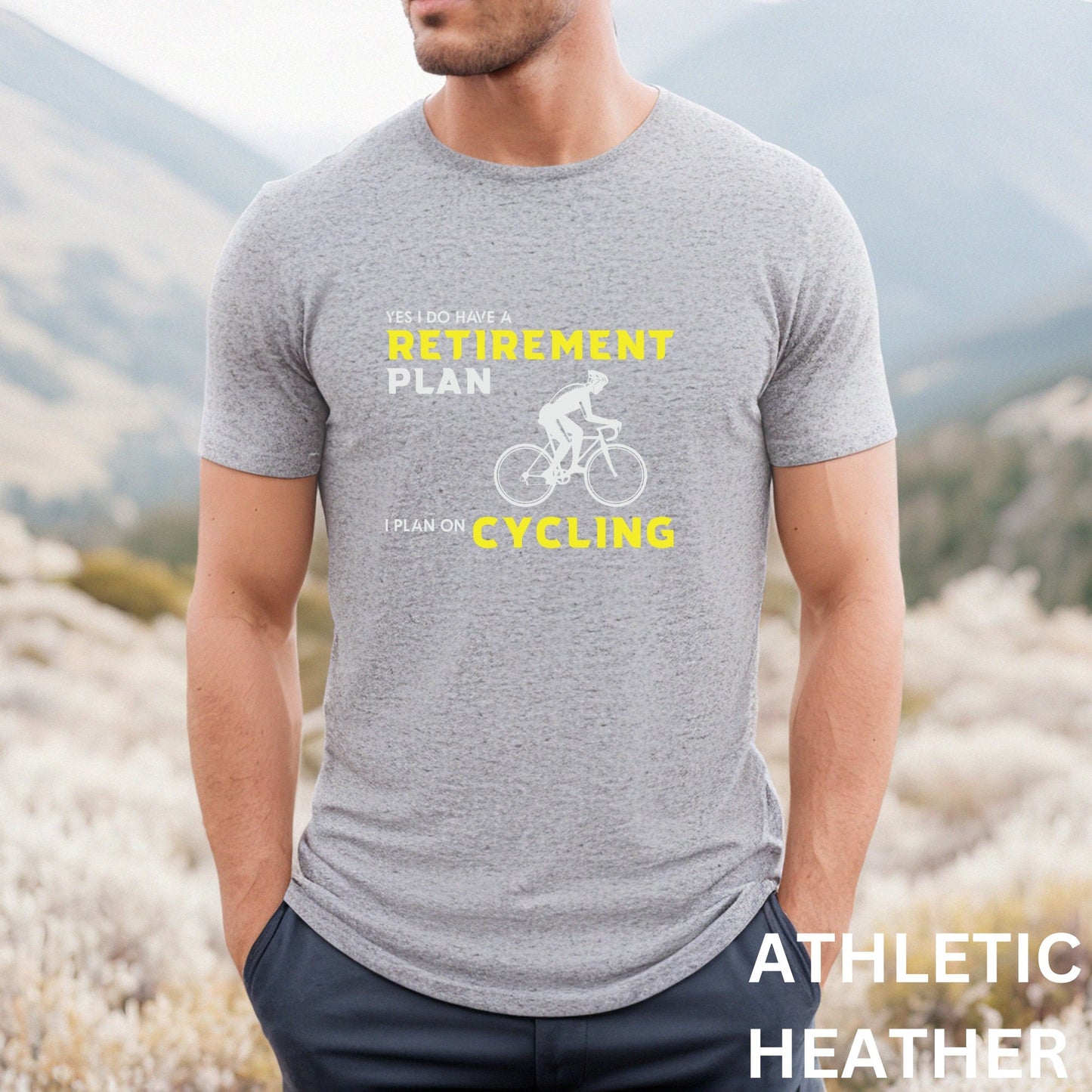 Retirement Cycling Shirt, Bike Shirt, Cycling T-shirt for Men, Cycling Dad Gift, Cycling Grandpa Cyclist Father's Day Shirt